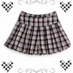 Hot Topic Plaid Pleated Skirt